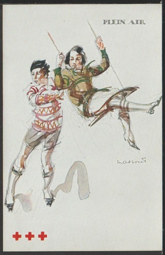 Plein air armand massonet - by,