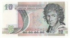 Banconota Prova Istituto Poligrafico e Zecca dello Stato 10 UNITA  FDS