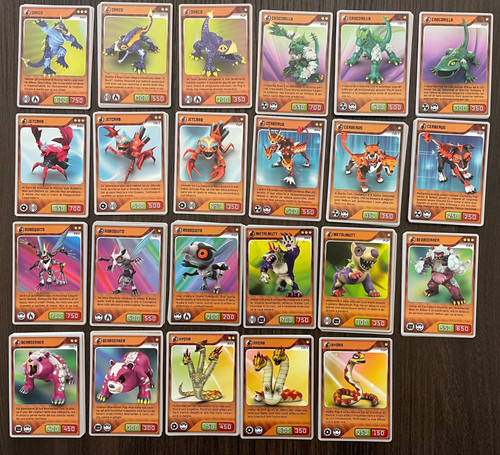 Lotto 193 carte invizimals - lotto,