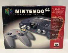 CONSOLE NINTENDO 64 SYSTEM N64 PAL NUS-S-HE-NOE-1 TESTED BOXED + GAME 1997