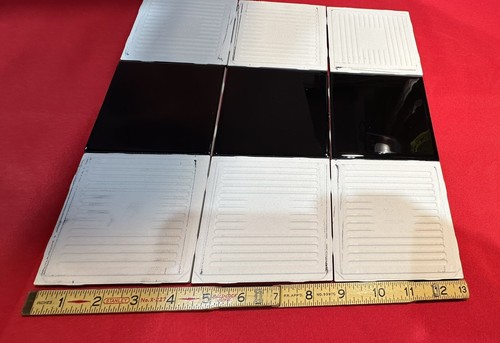 Pezzi nero lucido 1 - *nero, 4-1/4"
