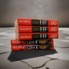 Stock 5 Cassette audio SONY HF
