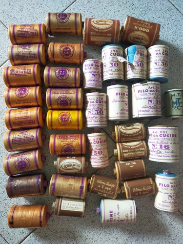 Stock filo cucito vintage - filo, da