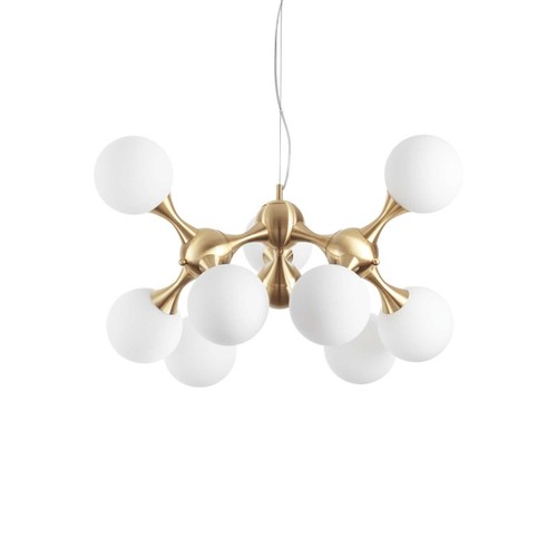 Ideal lux nodi - sp9, ottone