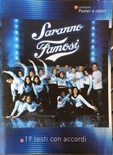 Saranno Famosi Con Poster - 19 Testi Con Accordi - Edizioni Carisch