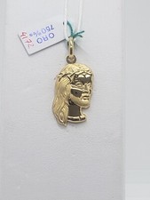 CIONDOLO MEDAGLIA SACRA VOLTO DI GESU' IN ORO GIALLO 18KT 750 2,7 GRAMMI (4172) 