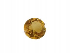 Natural citrine round vvs if - round,