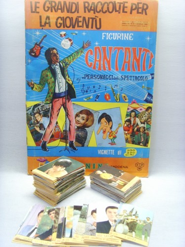 Cantanti panini - cantanti, '68-panini
