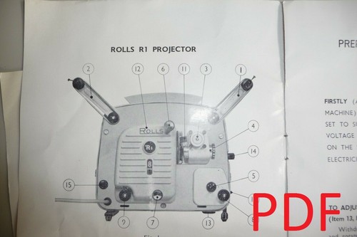 Istruzioni proiettore cine - proiettore,