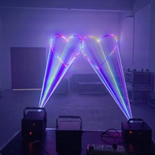 Luce laser animata a colori 1W