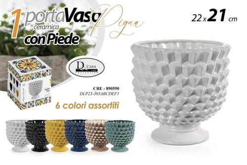 Vaso pigna basso - vaso,