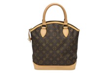 Borsa Louis Vuitton Lockit M40102 Monogram Tela Marrone ⭐️ Ferramenta Oro Usata