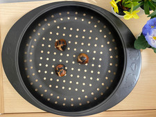 Guardini Giotto 57634 Teglia antiaderente da FORNO x Caldarroste, Nera (exdemo)