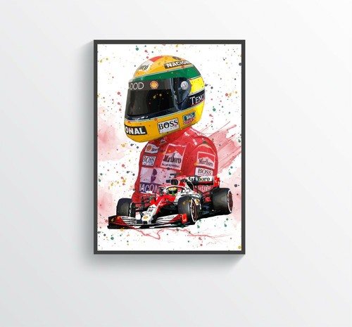 Poster ayrton senna mclaren - poster,