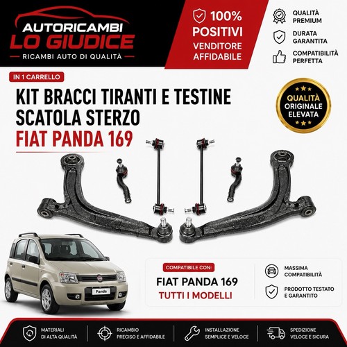Kit bracci tiranti testine - e,