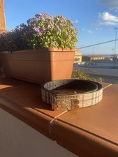 Cintura Burberry, Burberry belt, lunghezza 105 cm, reversibile anche nera