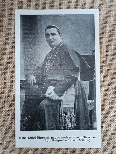 Mons luigi bignami 1862 - mons., (1862