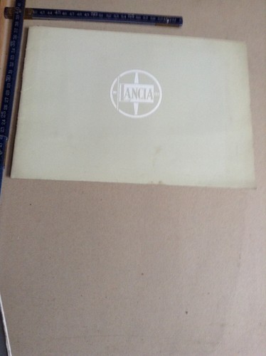 Depliant auto vintage lancia - depliant,