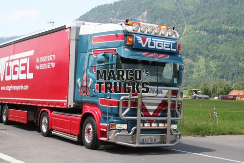 Foto camion scania 500 v8 - camion,