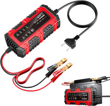 Caricabatterie E Manutentore per Batterie Motociclo, 1.5A 6 Volt 12 Volt Carica 