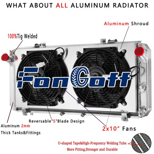 Rangées radiateur shroud - 2,