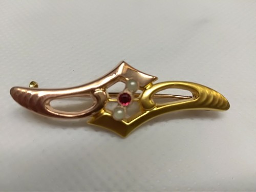 Spilla antica oro basso - antica,