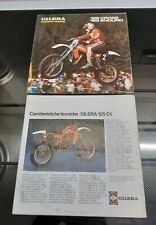 gilera 125 c1 Cross competizione 125 E1 enduro  competizione depliant brochure  