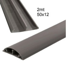 Canalina passacavi calpestabile 2m canaline a pavimento grigio copricavi