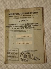  Graziella Garelli Mosquito Libretto No Vespa 