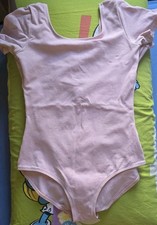 Bloch Body Rosa Manica Corta Taglia 14 anni Regalo Gonnellino