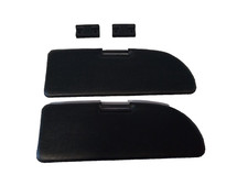 COPPIA PANTINE PARASOLE PER FIAT 500 EPOCA COLORE NERO + 2 CERNIERE