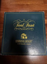 TRIVIAL PURSUIT Edizione GENUS 4800 DOMANDE Parker (1989) GIOCO SOCIETA' TAVOLO