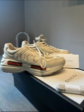 ORIGINALE: scarpe sneakers donna Gucci Rhyton numero 38 bianche