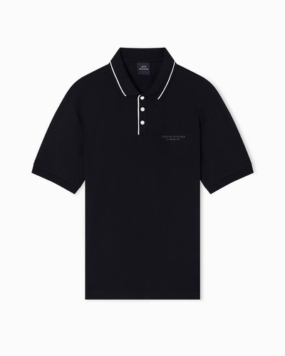 Armani exchange polo nero - armani,