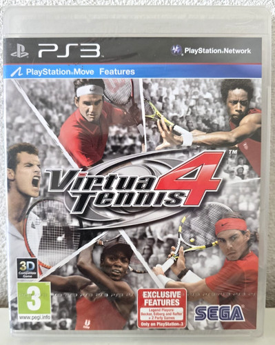 Virtua tennis ps3 sigillato - virtua, 4