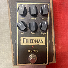 Friedman Amplification BE-OD Overdrive Guitar Effects Pedal, AS NEW w/box