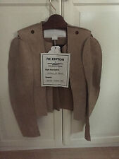 maison martin margiela H&M giacca pelle modello taglio jacket EUR 36 taglia US 6 UK 10