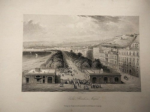 1840 incisione veduta - 1840,