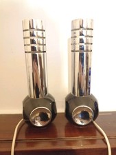 Lampada Tavolo Abatjour di Design anni '70 Coppia