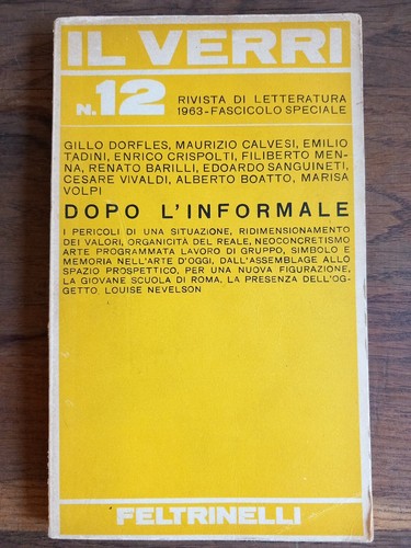 Verri 1963 dopo - il,