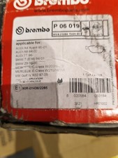 Brembo ant brake pads p06019 - brembo,