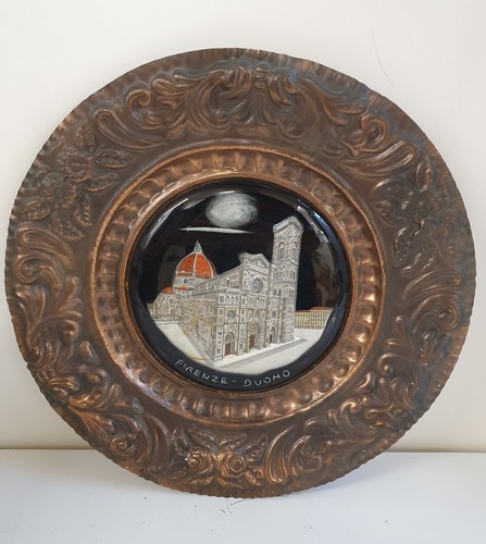 Piatto decorativo vintage rame - vintage,
