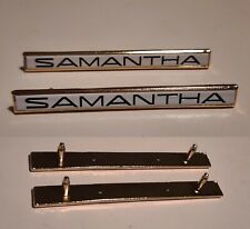 Scritte fregi badge Fiat 125 Samantha Vignale coupé ricambi epoca stemmi