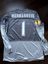 Maglia Inter Handanovic match worn issued shirt indossata Slovenia Europa league
