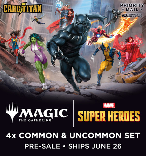 Magic mtg marvel super - -,