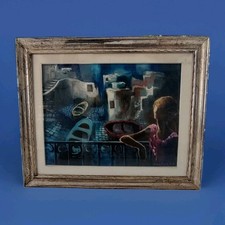 Olio Su Tela - ELIANO FANTUZZI (1909-1987) - Retro Timbro/Autentica - 80 X 60 Cm