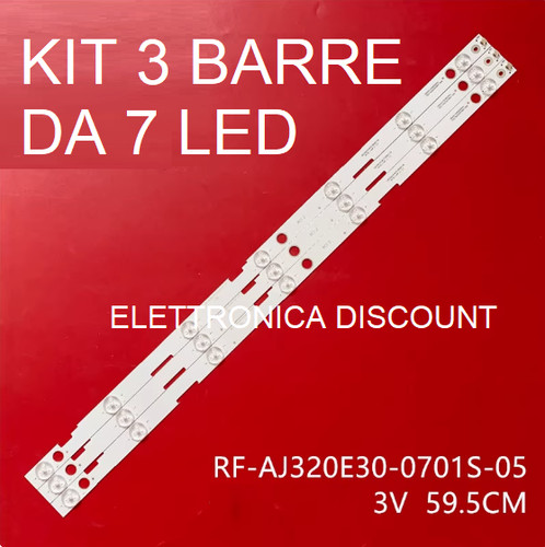Kit barre strip led - barre, 7