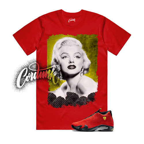 Shirt rossa nera - nera, gialla