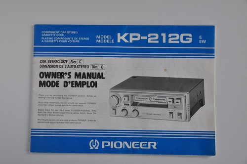 Pioneer 212g originale - pioneer, kp-212g