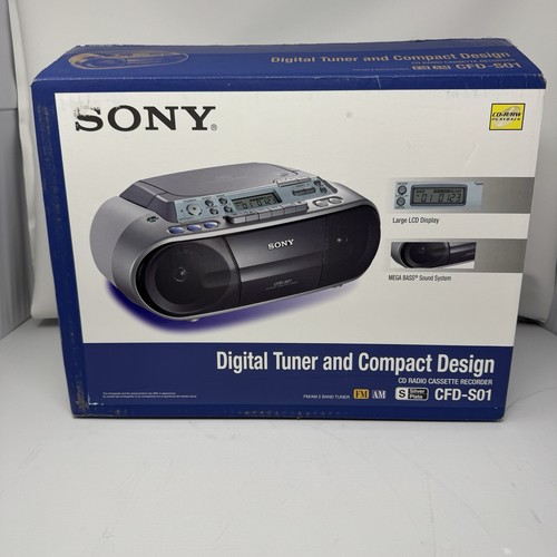 Sony cfd s01 cassette fm - cfd-s01,